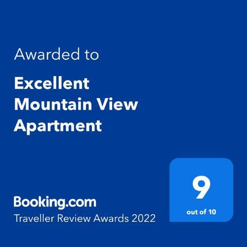 Excellent Mountain View Apartment