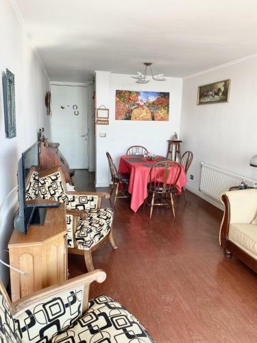 Apartamento Playa Concon Vista Al Mar 3 Dormitorios