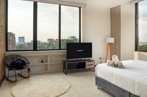 Apartamento Dazzling Duplex Penthouse In Rosales