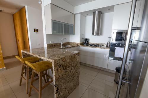 Apartamento De Lujo H2 Plaza Bocagrande Cartagena