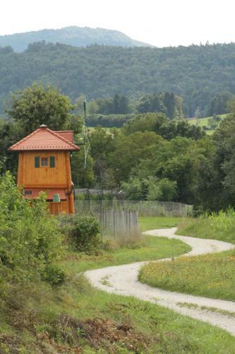 Wooden Mill Among Orchards Apartment