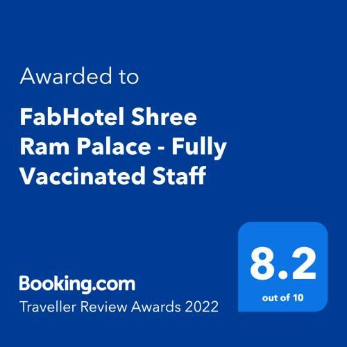 Fabhotel Shree Ram Palace - Fully Vaccinated Staff