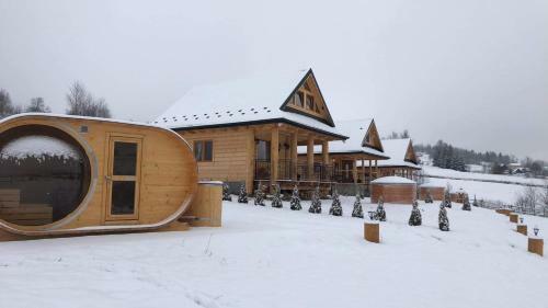 Domki Gorce Klikuszowa- Sauna, Jacuzzi