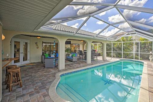 Canal Waterfront Home With Private Pool And Dock!