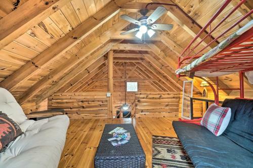 Rustic Clayton Log Cabin With Hot Tub And Views!