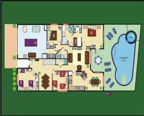 Villa Mickey S Family Funhouse 7bed 5bath
