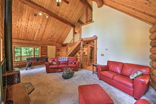 Large Cabin With Fire Pit And Grill On 34 Acres!