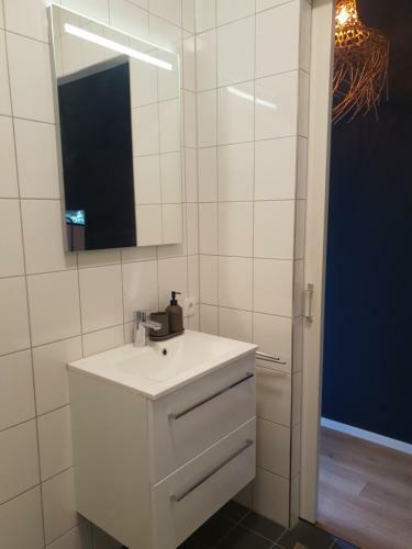 Modern Tiny House Op Rustig Watersportpark