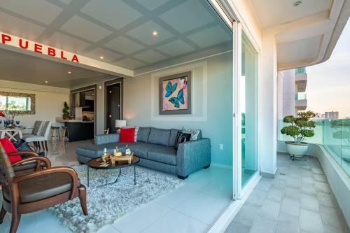 Apartamento Azul Turquesa Lomas de Angel�polis