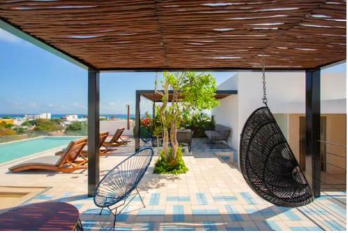 Apartamento Modern Studio W Balcony, Common Oceanview Rooftop Pool