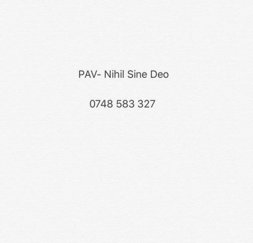 Apartamento Pav- Nihil Sine Deo