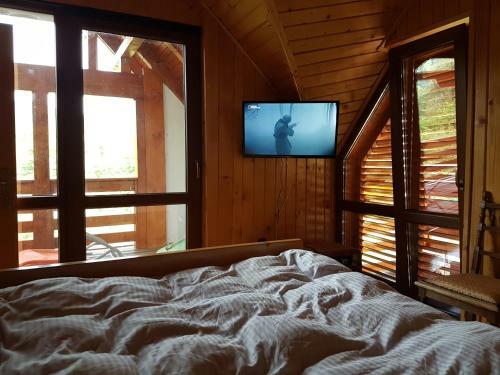 Modern Mountain Village Chalet In Carpathians