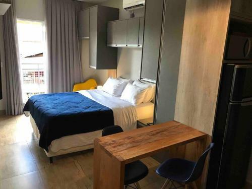 Apartamento Flat 317 Granja Cotia Wi-fi Equipado E Funcional