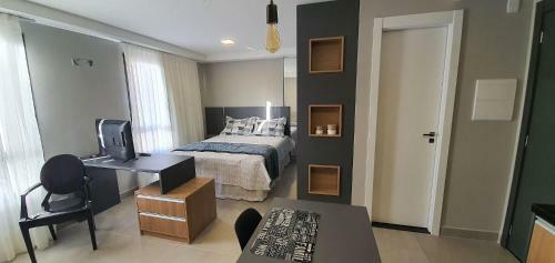 Apartamento Studio Andar Alto E Face Norte - All1611