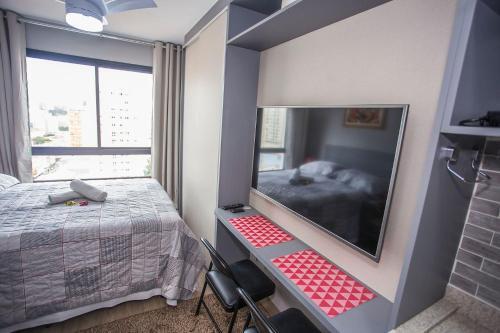 Apartamento Studio Novo No Centro - All1403