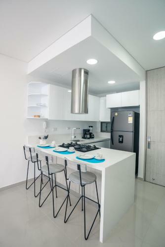Apartamento Amoblado En Samaria, Primera L�nea de Playa!