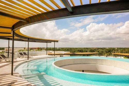 Penthouse Duplex Studio Rooftop Pool Gym