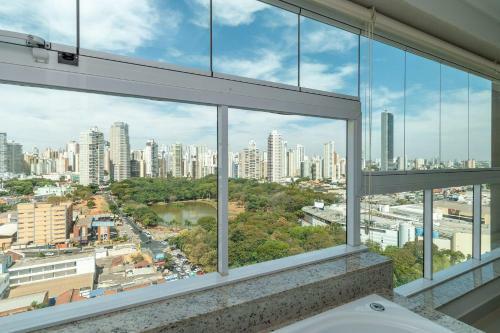 Apartamento El1802 Flat Com Vista Para O Vaca Brava Com Jacuzzi Setor Bueno Ed Easy Life