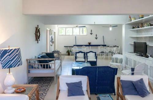 Casa Com Seis Suites, Praia de Pernambuco Guaruj�