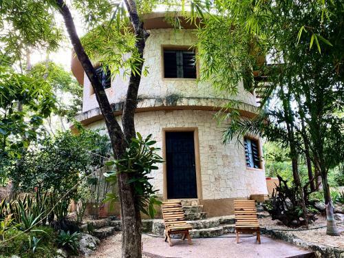 La Casa Redonda. Tulum-cob�