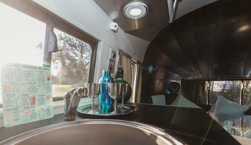 Silver Airstream Glamping & Rental