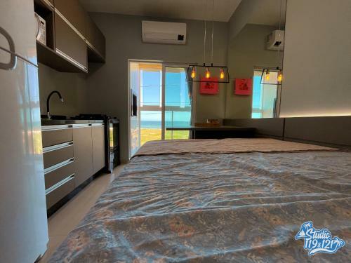 Apartamento Studio Completo de Frente Para O Mar