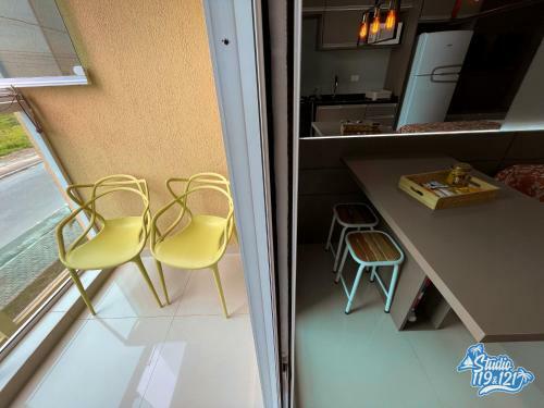 Apartamento Studio Completo de Frente Para O Mar