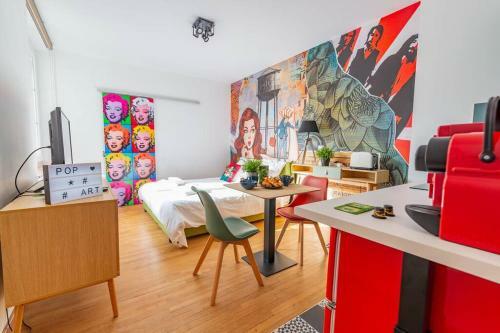 Apartamento Le Pop Art - Topbnb Dijon