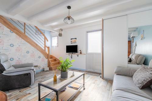 Villa Moderne Et Coloree A Jard Sur Mer