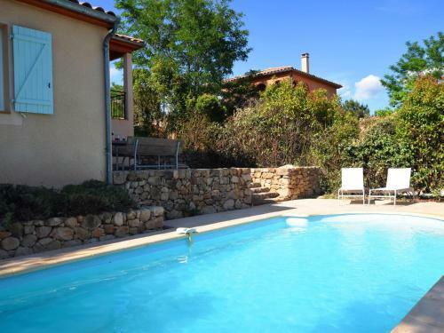 Spacious Villa In Joyeuse With Swimming Pool