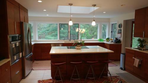 5-br Skylit Contemporary Home On 3 Forested Acres