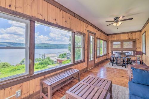 Watkins Glen Lakeview Cottage With Waterfall!