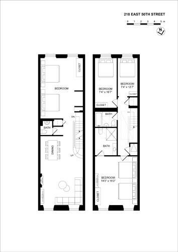 Apartamento Central Manhattan Brand New Duplex 4 Bed 3 Bath