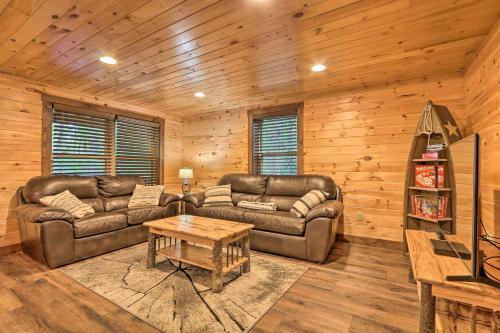 Serenity Now Cabin With Fire Pit And Game Room!