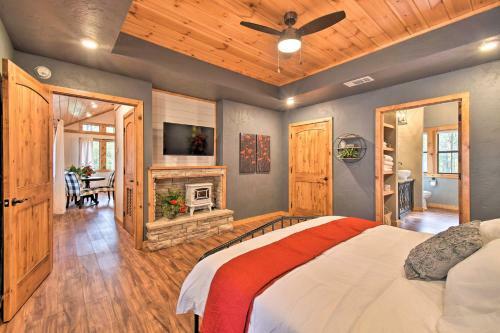 Modern Cabin With Spacious Deck, Bbq, And Pergola!