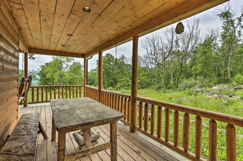 Charming Blakely Cabin With Porch And Valley Views!
