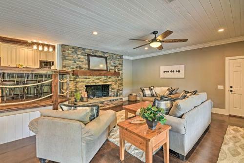 Lakefront Six Mile Retreat With Hot Tub And Dock!