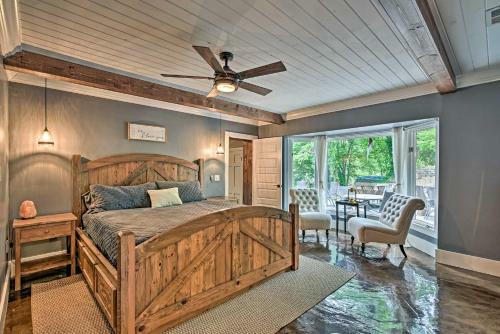 Lakefront Six Mile Retreat With Hot Tub And Dock!