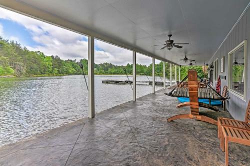 Lakefront Six Mile Retreat With Hot Tub And Dock!