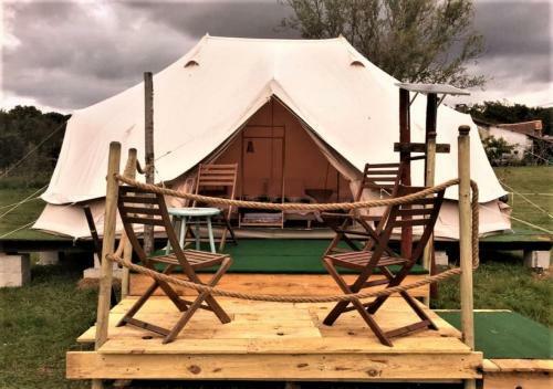 French Fields Luxury Glamping Original Mongolian Yurt