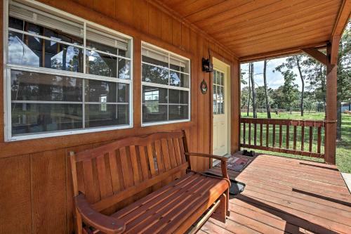 Plantersville Cabin On 50 Acres With Pond!