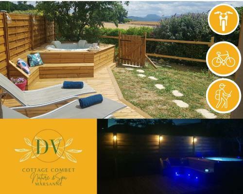 Cottage Combet G�te Climatis� Avec Jacuzzi
