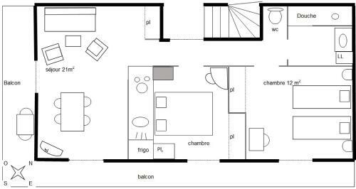 Apartamento Chalet Monte-pente