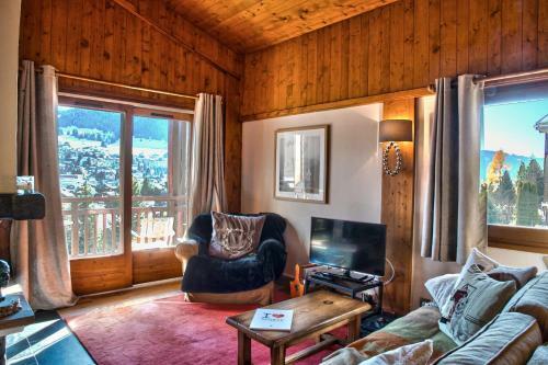 Apartamento Chic And Cosy Apt With Balcony In Megeve