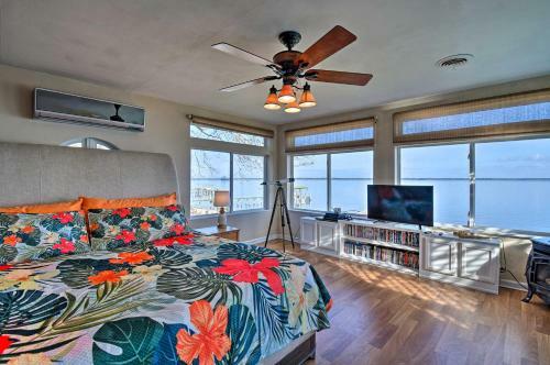 Vibrant Riverfront Gem With Dock And Private Beach!