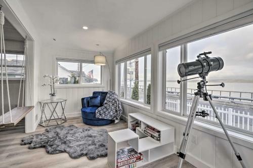 Modern Coastal Abode With Puget Sound Views!