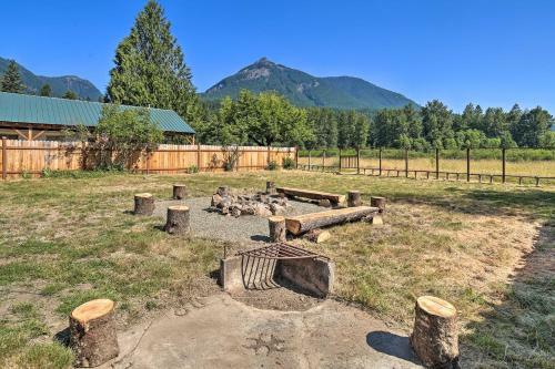 Rustic Cabin Near Mt Rainier Fire Pit And Bbq