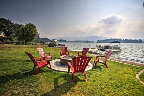 Modern Lake Lawrence Retreat With A Deck And Dock!