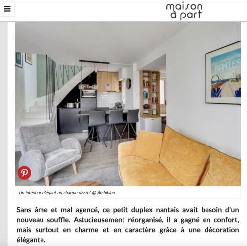 Apartamento Sublime Duplex Nantes Cath�drale