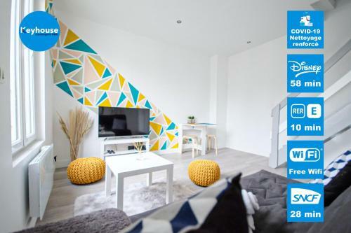 Apartamento Appartement Duplex 4 Pers Proche Paris